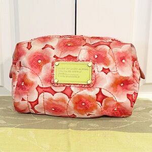 Marc By Marc Jacobs Pink Floral Cosmetic Bag